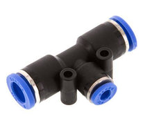 4mm x 8mm Tee Push-in Fitting PA 66 NBR [2 Pieces]