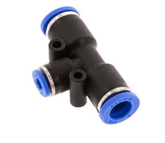 4mm x 8mm Tee Push-in Fitting PA 66 NBR [2 Pieces]