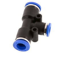 6mm x 8mm Tee Push-in Fitting PA 66 NBR [2 Pieces]