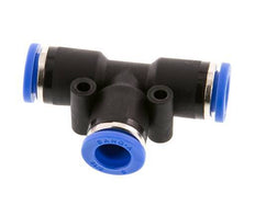8mm Tee Push-in Fitting PA 66 NBR [2 Pieces]