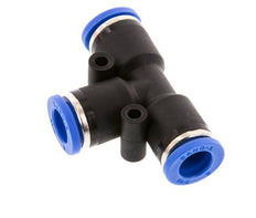 8mm Tee Push-in Fitting PA 66 NBR [2 Pieces]