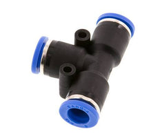 8mm Tee Push-in Fitting PA 66 NBR [2 Pieces]