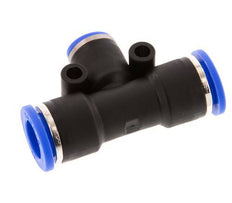 6mm x 10mm Tee Push-in Fitting PA 66 NBR [2 Pieces]