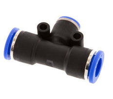 6mm x 10mm Tee Push-in Fitting PA 66 NBR [2 Pieces]