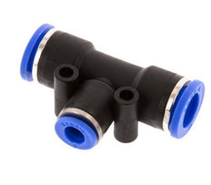 6mm x 10mm Tee Push-in Fitting PA 66 NBR [2 Pieces]