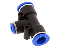 6mm x 10mm Tee Push-in Fitting PA 66 NBR [2 Pieces]