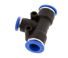 8mm x 10mm Tee Push-in Fitting PA 66 NBR [2 Pieces]