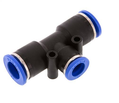 10mm x 12mm Tee Push-in Fitting PA 66 NBR [2 Pieces]
