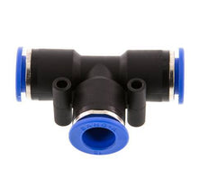 12mm Tee Push-in Fitting PA 66 NBR [2 Pieces]