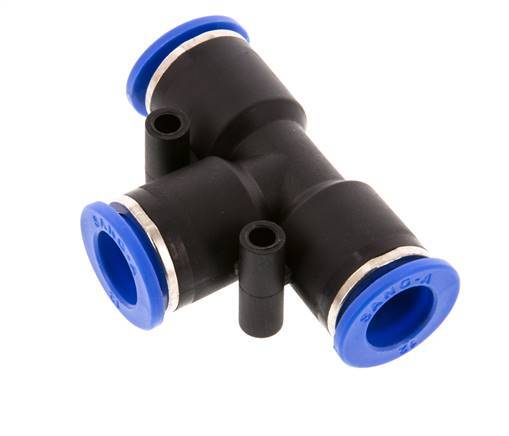 12mm Tee Push-in Fitting PA 66 NBR [2 Pieces]