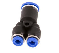 4mm x 8mm Y Push-in Fitting PA 66 NBR [2 Pieces]