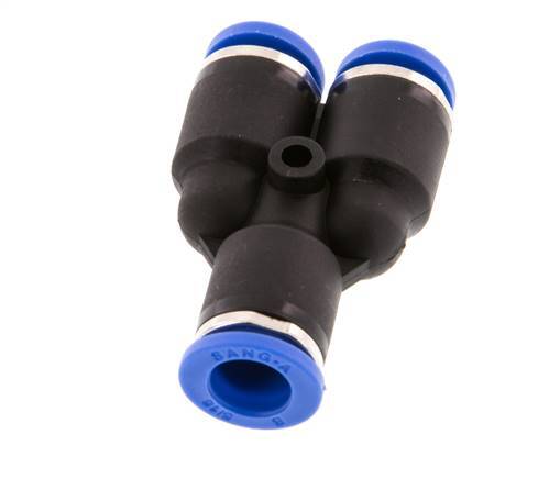 8mm Y Push-in Fitting PA 66 NBR [2 Pieces]