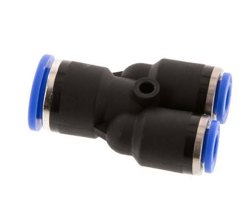 6mm x 10mm Y Push-in Fitting PA 66 NBR [2 Pieces]