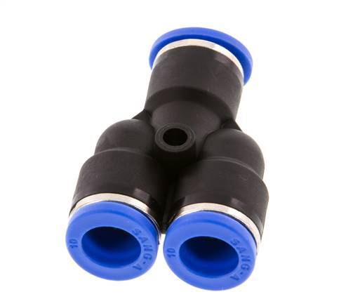 10mm Y Push-in Fitting PA 66 NBR [2 Pieces]