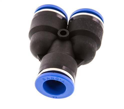 14mm Y Push-in Fitting PA 66 NBR