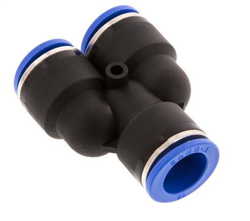 16mm Y Push-in Fitting PA 66 NBR