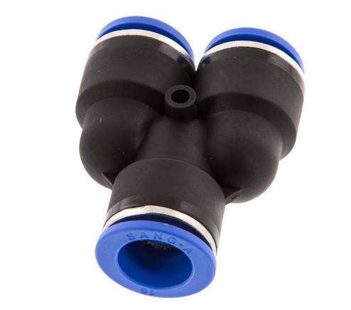 16mm Y Push-in Fitting PA 66 NBR