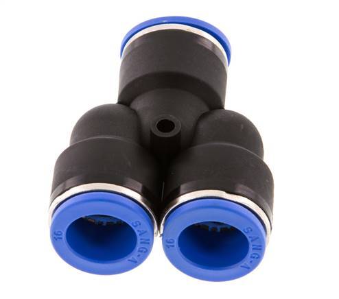 16mm Y Push-in Fitting PA 66 NBR