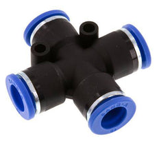 10mm Cross Push-in Fitting PA 66 NBR