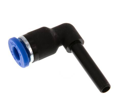 4mm x 4mm 90deg Elbow Push-in Fitting with Plug-in PA 66 NBR [2 Pieces]
