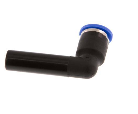 6mm x 8mm 90deg Elbow Push-in Fitting with Plug-in PA 66 NBR [2 Pieces]