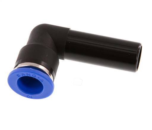 10mm x 12mm 90deg Elbow Push-in Fitting with Plug-in PA 66 NBR [2 Pieces]