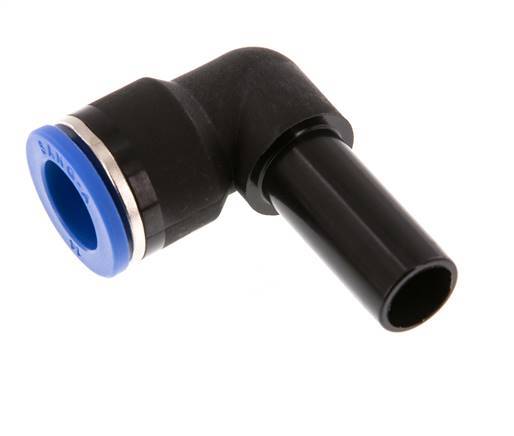 14mm x 14mm 90deg Elbow Push-in Fitting with Plug-in PA 66 NBR [2 Pieces]