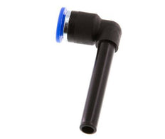 6mm x 6mm 90deg Elbow Push-in Fitting with Plug-in PA 66 NBR Long Sleeve [2 Pieces]