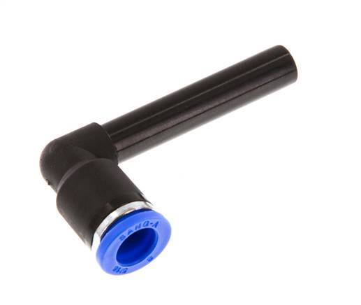 8mm x 8mm 90deg Elbow Push-in Fitting with Plug-in PA 66 NBR Long Sleeve [2 Pieces]