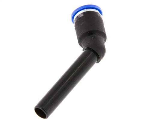 8mm x 8mm 45deg Elbow Push-in Fitting with Plug-in PA 66 NBR Long Sleeve [2 Pieces]