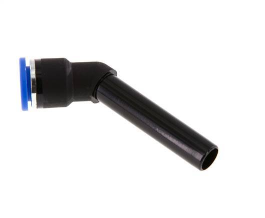 10mm x 10mm 45deg Elbow Push-in Fitting with Plug-in PA 66 NBR Long Sleeve [2 Pieces]