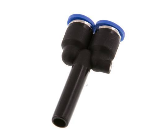 4mm x 6mm Y Push-in Fitting with Plug-in PA 66 NBR [2 Pieces]