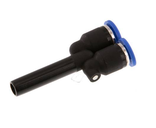 4mm x 6mm Y Push-in Fitting with Plug-in PA 66 NBR [2 Pieces]