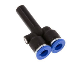 6mm x 8mm Y Push-in Fitting with Plug-in PA 66 NBR [2 Pieces]