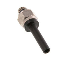4mm x M 5 Plug-in Fitting with Male Threads Brass/PA 66 NBR [5 Pieces]