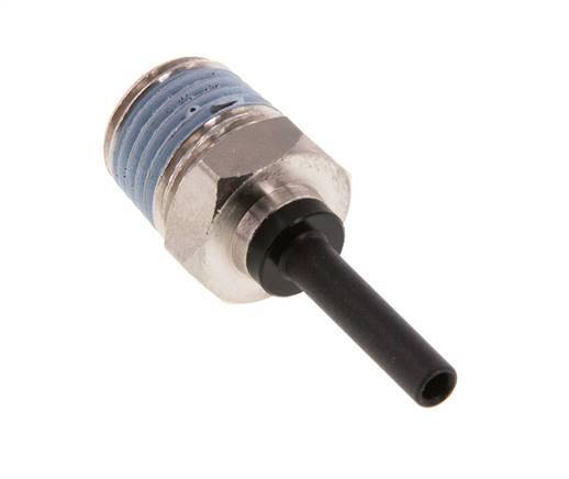 4mm x R1/4'' Plug-in Fitting with Male Threads Brass/PA 66 NBR [5 Pieces]