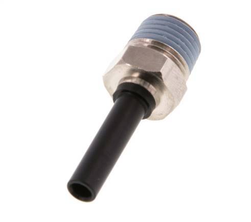 6mm x R1/4'' Plug-in Fitting with Male Threads Brass/PA 66 NBR [5 Pieces]