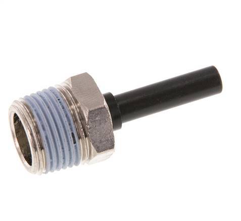 6mm x R3/8'' Plug-in Fitting with Male Threads Brass/PA 66 NBR [5 Pieces]