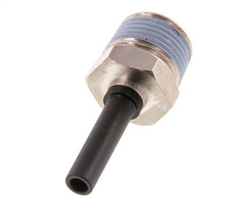 6mm x R3/8'' Plug-in Fitting with Male Threads Brass/PA 66 NBR [5 Pieces]