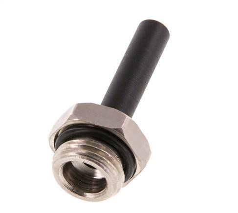 6mm x G1/4'' Plug-in Fitting with Male Threads Brass/PA 66 NBR [5 Pieces]