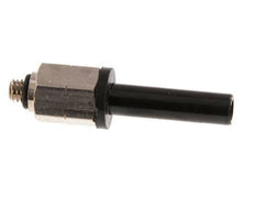 6mm x UNF 10-32 Plug-in Fitting Brass/PA 66 NBR [5 Pieces]