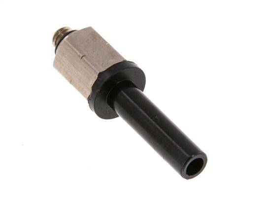 6mm x UNF 10-32 Plug-in Fitting Brass/PA 66 NBR [5 Pieces]