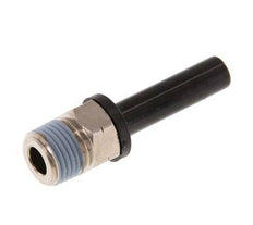 6mm x 1/8'' NPT Plug-in Fitting with Male Threads Brass/PA 66 NBR [2 Pieces]