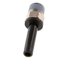 6mm x 1/8'' NPT Plug-in Fitting with Male Threads Brass/PA 66 NBR [2 Pieces]