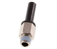 8mm x 1/8'' NPT Plug-in Fitting with Male Threads Brass/PA 66 NBR [2 Pieces]