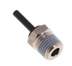 4mm x 1/4'' NPT Plug-in Fitting with Male Threads Brass/PA 66 NBR [2 Pieces]