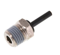 4mm x 1/4'' NPT Plug-in Fitting with Male Threads Brass/PA 66 NBR [2 Pieces]