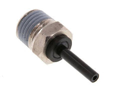 4mm x 1/4'' NPT Plug-in Fitting with Male Threads Brass/PA 66 NBR [2 Pieces]