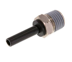 6mm x 1/4'' NPT Plug-in Fitting with Male Threads Brass/PA 66 NBR [2 Pieces]