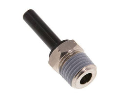 6mm x 1/4'' NPT Plug-in Fitting with Male Threads Brass/PA 66 NBR [2 Pieces]